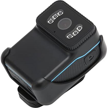 Bewinner Mini Videocamera Indossabile per il Corpo, Videoregistratore 1080P 16:9 WiFi Action Camera con Clip Staccabile, Videocamera per Bici Portatile con Visione Notturna per Ciclismo, Vlog, Sicurezza