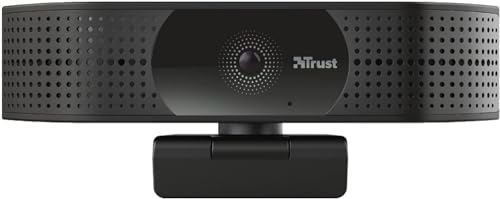 Trust TW-350 Webcam (Hochentwickelte 4K Ultra HD Webcam con Einem Sichtfeld a Partire da 65° e Due integrierten microfonoen)