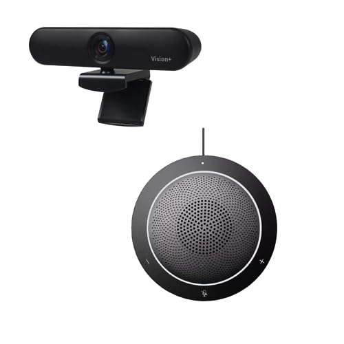 Pro-Ject Vision+ HD 1080P Webcam   Altoparlante USB   Pacchetto Bundle   Compatibile con Infolio