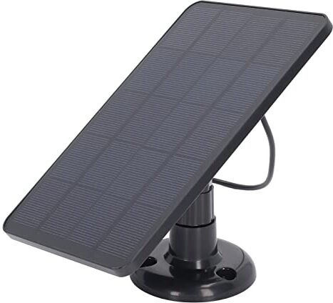 Bewinner Pannello Solare 4W per Telecamera di Sicurezza, Pannello Solare USB 5V per Telecamere DC 5V, Caricatore Pannello Solare USB Impermeabile IP65 con Micro USB per Telecamera Esterna