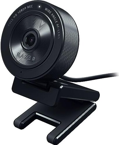 Razer Webcam  kiyo x webcam usb per streaming full hd 1080p full hd messa a fuoco auto nero