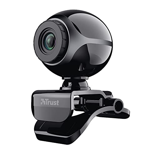 Trust Exis Webcam con risoluzione 640 x 480, black