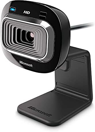 Microsoft LifeCam HD-3000 Webcam, Nero