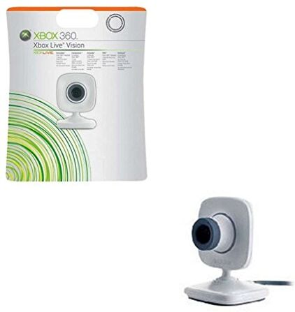 Microsoft Xbox 360 Videocamera Live Vision con Cuffie e Abbonamento 1 Mese Gold [Bundle]