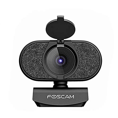 FOSCAM W81 8 MP Ultra HD USB Videocamera 3840 x 2160 pixel, copertura privacy con microfono integrato e riduzione automatica del rumore, videochiamate, conferenze, lezioni online