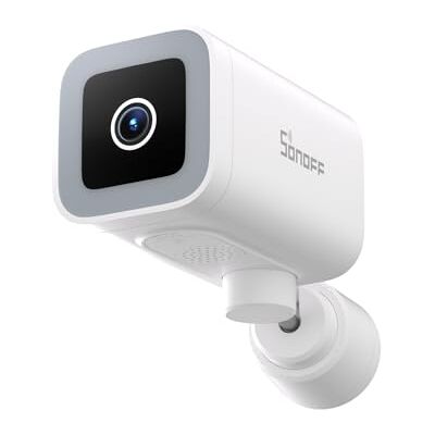 SONOFF Telecamera di Sicurezza Esterna 2K HD, Visione Notturna a Colori, 180° Panorama, AI Rilevamento Tracciamento, IP65 Impermeabile, Audio Bidirezionale, Compatibile Smart Home SONOFF Telecamera di Sicurezza Esterna 2K HD, Visione Notturna a Colori, 180° Panorama, AI Rilevamento Tracciamento, IP65 Impermeabile, Audio Bidirezionale, Compatibile Smart Home