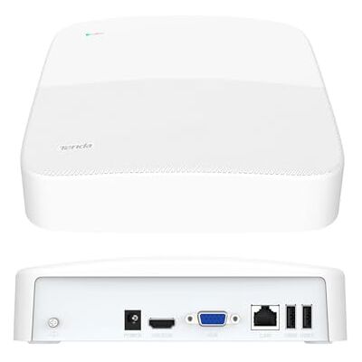Tenda NVR 8 Canali Videoregistratore di sorveglianza, Supporto Telecamera 8MP/6MP/5MP/4MP/3MP/1080P/720P/D1, H.265+, HDD(fino a 10TB)/Cloud Storage, Switch PoE/non PoE collegabile, N3L-8H Tenda NVR 8 Canali Videoregistratore di sorveglianza, Supporto Telecamera 8MP/6MP/5MP/4MP/3MP/1080P/720P/D1, H.265+, HDD(fino a 10TB)/Cloud Storage, Switch PoE/non PoE collegabile, N3L-8H
