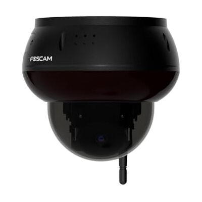 FOSCAM D8T Telecamera di sorveglianza WiFi 4K 8MP con funzione PT motorizzata, rilevamento di persone e veicoli, IK10, protezione antivandalismo, WiFi 6, colore: Nero FOSCAM D8T Telecamera di sorveglianza WiFi 4K 8MP con funzione PT motorizzata, rilevamento di persone e veicoli, IK10, protezione antivandalismo, WiFi 6, colore: Nero