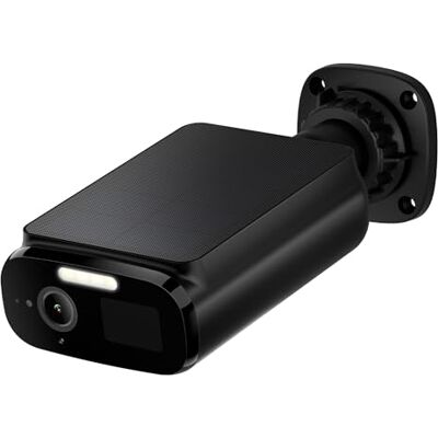 Woox 2,5 K 4 MP Telecamera di Sorveglianza WiFi Esterna Wireless Solare, Fotocamera Solare Batteria 10400 mAh, Rilevamento di Forma Umana PIR, Allarme Luminoso e Sonoro, Visione Notturna Colore Woox 2,5 K 4 MP Telecamera di Sorveglianza WiFi Esterna Wireless Solare, Fotocamera Solare Batteria 10400 mAh, Rilevamento di Forma Umana PIR, Allarme Luminoso e Sonoro, Visione Notturna Colore