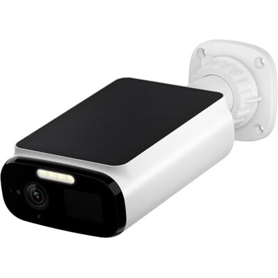 Woox Telecamera Esterno con Pannello Solare 2K 3MP, Telecamera Wi-Fi Esterno Senza Fili con Batteria, 130° Angolo Largo, Visione Notturna a Colori, Rilevamento Umano, Compatibile con Alexa e Google Woox Telecamera Esterno con Pannello Solare 2K 3MP, Telecamera Wi-Fi Esterno Senza Fili con Batteria, 130° Angolo Largo, Visione Notturna a Colori, Rilevamento Umano, Compatibile con Alexa e Google