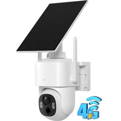 Woox Telecamera di Sorveglianza Esterna senza WiFi, 2K 3MP Telecamera 4G LTE con Pannello Solare, PTZ 355° e 140°, Visione Notturna a Colori, rilevamento AI, Locale e Cloud (Senza scheda SIM) Woox Telecamera di Sorveglianza Esterna senza WiFi, 2K 3MP Telecamera 4G LTE con Pannello Solare, PTZ 355° e 140°, Visione Notturna a Colori, rilevamento AI, Locale e Cloud (Senza scheda SIM)