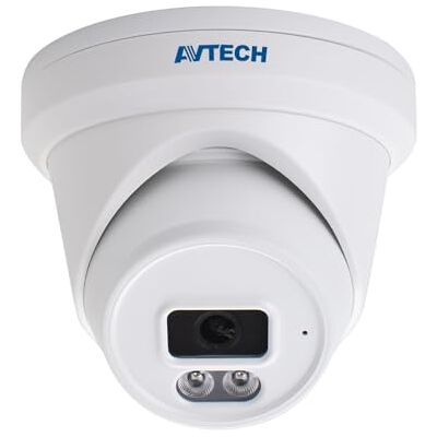 Avtech 634832 Telecamera IP Dome H.265 da 5MP Rilevamento Basato su AI, DGM5206SVAT Bianco Avtech 634832 Telecamera IP Dome H.265 da 5MP Rilevamento Basato su AI, DGM5206SVAT Bianco