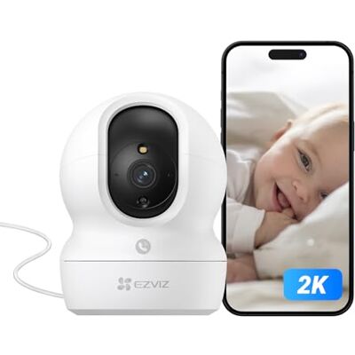 EZVIZ Telecamera Wi-Fi Interno 2K, Videocamera Sorveglianza 3MP per animali e bambini, Motorizzata a 360°, Audio a due vie, Funziona Alexa, Avvisi movimento, Visione notturna, Modello CP1 EZVIZ Telecamera Wi-Fi Interno 2K, Videocamera Sorveglianza 3MP per animali e bambini, Motorizzata a 360°, Audio a due vie, Funziona Alexa, Avvisi movimento, Visione notturna, Modello CP1