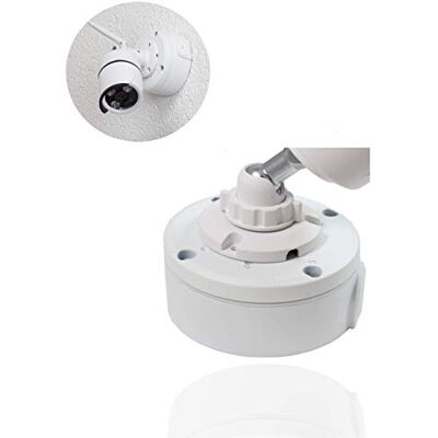Safe2Home ® Base di montaggio universale per fotocamera, per riporre tutti i cavi per telecamere/telecamere, colore: bianco Safe2Home ® Base di montaggio universale per fotocamera, per riporre tutti i cavi per telecamere/telecamere, colore: bianco