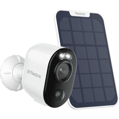 Reolink 4K 8MP Telecamera WiFi Esterno Senza Fili, Videosorveglianza WiFi 2,4&5 GHz con Batteria e Pannello Solare, Rilevamento Persona/Veicolo/Animale, Visione Notturna a Colori, Argus 3 Ultra Reolink 4K 8MP Telecamera WiFi Esterno Senza Fili, Videosorveglianza WiFi 2,4&5 GHz con Batteria e Pannello Solare, Rilevamento Persona/Veicolo/Animale, Visione Notturna a Colori, Argus 3 Ultra