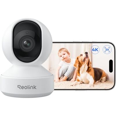 Reolink 4K Telecamera WiFi Interno, PTZ WiFi 6 Dual-Band con Zoom Ottico 3x Reolink 4K Telecamera WiFi Interno, PTZ WiFi 6 Dual-Band con Zoom Ottico 3x