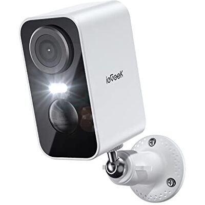 ieGeek 2K Telecamera Wi-Fi Esterno/Interno Senza Fili a Batteria 5200mAh ieGeek 2K Telecamera Wi-Fi Esterno/Interno Senza Fili a Batteria 5200mAh