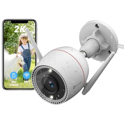 EZVIZ Telecamera WiFi Esterno 3mp, Videocamera Sorveglianza Esterno WiFi con Visione Notturna a Colori 30m, IP Camera con Intelligenza Artificiale, Rilevamento di Persone, Funziona con Alexa Outpro EZVIZ Telecamera WiFi Esterno 3mp, Videocamera Sorveglianza Esterno WiFi con Visione Notturna a Colori 30m, IP Camera con Intelligenza Artificiale, Rilevamento di Persone, Funziona con Alexa Outpro