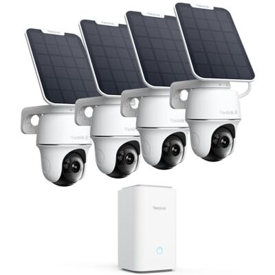 Reolink 4K 360° PT Telecamera Wi-Fi Esterno Kit, Senza Fili, 2,4/5 GHz WiFi Rilevamento Uomo/Auto/Animale, Visione Notturna a Colori Registrazione Locale, Auto-Tracking, Argus PT Ultra con Home Hub Reolink 4K 360° PT Telecamera Wi-Fi Esterno Kit, Senza Fili, 2,4/5 GHz WiFi Rilevamento Uomo/Auto/Animale, Visione Notturna a Colori Registrazione Locale, Auto-Tracking, Argus PT Ultra con Home Hub