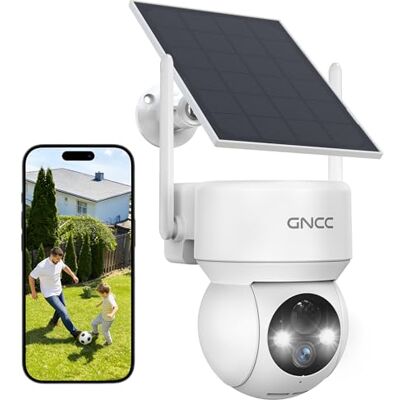 GNCC Telecamera WiFi Esterno Senza Fili con Pannello Solare GNCC Telecamera WiFi Esterno Senza Fili con Pannello Solare