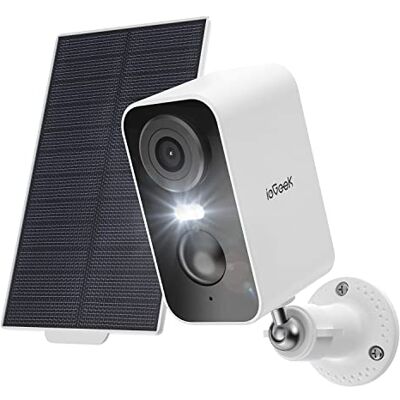 ieGeek 2K 3MP Telecamera Wi-Fi Esterno con Pannello Solare Batteria 5200mAh ieGeek 2K 3MP Telecamera Wi-Fi Esterno con Pannello Solare Batteria 5200mAh