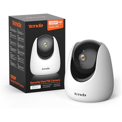 Tenda Telecamera WiFi Interna 1080P, Pan/Tilt 360°, Audio Bidirezionale, Rilevamento di Movimento e Persone, Tracciamento Automatico, Visione Notturna, Compatibile con Alexa, CP3 V2.2 Bianco Tenda Telecamera WiFi Interna 1080P, Pan/Tilt 360°, Audio Bidirezionale, Rilevamento di Movimento e Persone, Tracciamento Automatico, Visione Notturna, Compatibile con Alexa, CP3 V2.2 Bianco