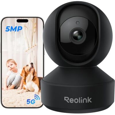 Reolink 5MP Telecamera WiFi Interno, Wi-Fi a Doppia Banda 2.4/5 GHz Reolink 5MP Telecamera WiFi Interno, Wi-Fi a Doppia Banda 2.4/5 GHz
