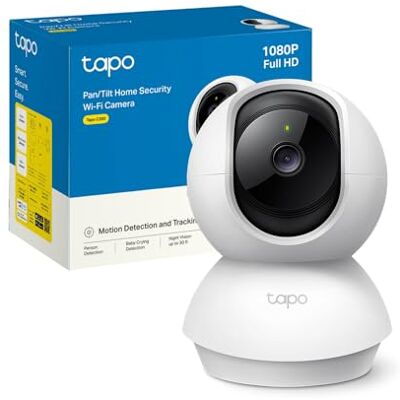 Tapo C200 Telecamera Wi-Fi Interno FHD, Videocamera sorveglianza, Visione Notturna, 360° Visuale, Audio Bidirezionale, Rilevamento di movimento e notifiche, Allarme acustico e luminoso integrato Tapo C200 Telecamera Wi-Fi Interno FHD, Videocamera sorveglianza, Visione Notturna, 360° Visuale, Audio Bidirezionale, Rilevamento di movimento e notifiche, Allarme acustico e luminoso integrato