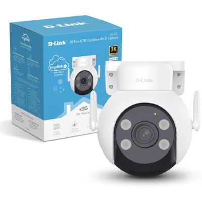 D-Link DCS-8530 Telecamera Wi-Fi da esterno 3K con panoramica e inclinazione D-Link DCS-8530 Telecamera Wi-Fi da esterno 3K con panoramica e inclinazione