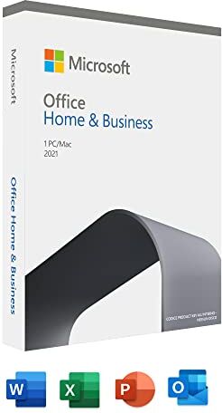 Microsoft Office 2021 Home and Business Tutte le classiche applicazioni Office Per 1 PC/MAC