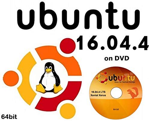 Ubuntu Linux 16.04.1 LTS Sistema operativo DVD Disc 64 Bit