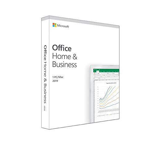 Microsoft Office Home and Business 2019   il pagamento avviene una sola volta   si installa su 1 PC (Windows 10) o Mac  1 licenza commerciale   scatola