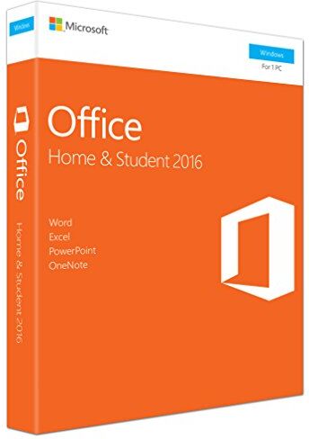 Microsoft 79G-04597 Office Home & Student 2016, EN office suites (EN, 1280 x 800 pixels, ENG, DirectX 10, Windows 10 Education, Windows 10 Education x64, Windows 10 Enterprise, Windows 10 Enterprise x64, Wi, Windows Server 2008 R2, Windows Server 2012)