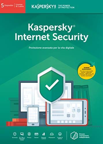 Kaspersky Internet Security 2018 5 Utenti   1 Anno