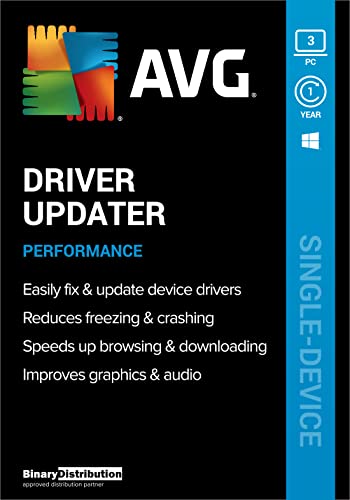 Avg Driver Updater 2023 3 PC 1 Year