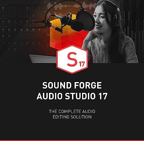 MAGIX SOUND FORGE Audio Studio 17 Il multitalento per la registrazione, l'editing audio, il restauro e il mastering   software di editing audio   per PC Windows 10/11   licenza per 1 PC