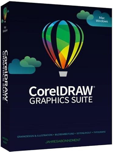 Corel DRAW Graphics Suite Agnostic 1 YR Subscription MINIB