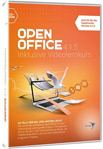 Villarreal CF OpenOffice 4.1.5 plus Videolernkurs - - - PC, Laptop Disc Disc