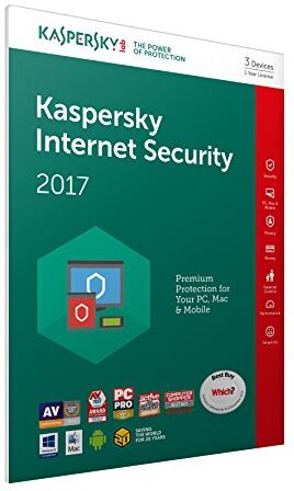 Kaspersky Lab Internet Security 2017 Base license 3utente(i) 1anno/i Inglese