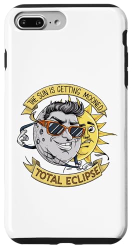 Total Solar Eclipse 2024 Custodia per iPhone 7 Plus/8 Plus Celebra l'eclissi solare totale 2024 Il sole si sta lunando