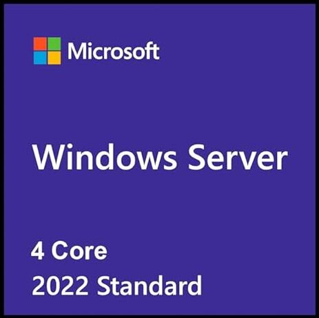 Microsoft WIN SVR STD 2022 ENG 4CR POS ADDLIC