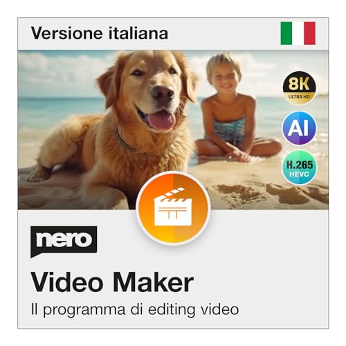 Nero Video Maker 2024   L'originale   Video Editor   Editing video   Licenza illimitata   1 PC   Windows 11/10 / 8/7