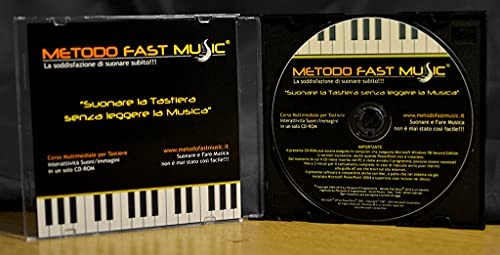 METODO FAST MUSIC per Tastiera – Corso divertente e interattivo su cd-rom per principianti