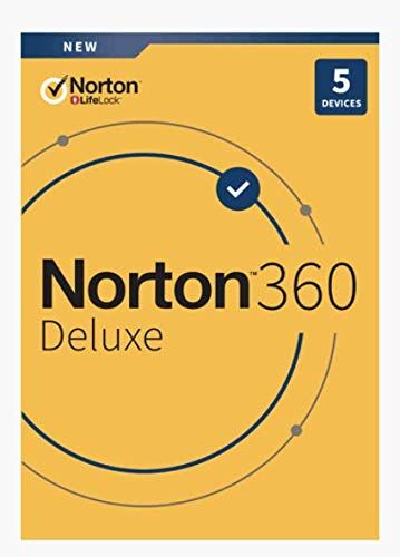 Symantec Norton 360 Deluxe Protegge Fino a 5 PC, Mac®, Smartphone o Tablet