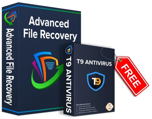 Systweak Advanced File Recovery & T9 Antivirus Logiciel pour Windows 1 an 1 PC   Récupérer des documents, des photos depuis un PC   Périphériques de stockage externes (livraison par e-mail en 2 heures)