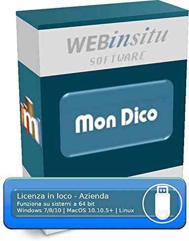 WebInSitu Software MonDico Editore di dizionari, lessici e glossari digitali Licenza del sito Azienda