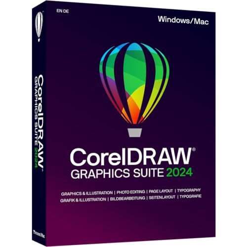 Corel DRAW Graphics Suite 2024, PC Key Card, Perpetual Win/Mac, Minibox (CDGS2024MLMBEU)