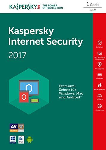 Kaspersky Lab Internet Security 2017 1utente(i) 1anno/i
