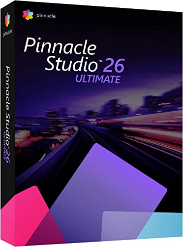 Corel Pinnacle Studio 26 Ultimate   Software di registrazione di schermate ed editing video avanzato   Licenza perpetua   1 Dispositivo   PC Key Card