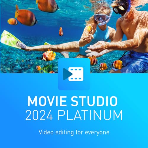 MAGIX Movie Studio 2024 Platinum: Montaggio video creativo per tutti   Programma di montaggio video   Video editor   per PC Windows 10/11   Licenza di download per 1 PC